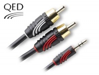 Межблочные аудио кабели QED PROFILE  J2P  Stereo Audio Cable 2 Phono --> 3.5mm Jack Plug 2,0m Межблочные аудио кабели QED PROFILE  J2P  Stereo Audio Cable 2 Phono --> 3.5mm Jack Plug 2,0m